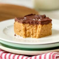 No Bake Chocolate Peanut Butter Bars