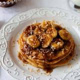 Bananas Foster Coconut Pancakes