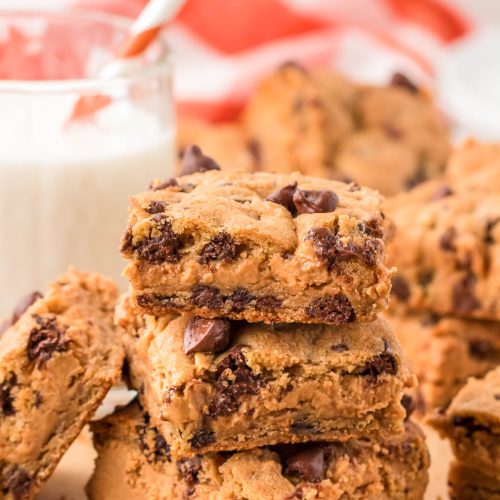 Peanut Butter Truffle Cookie Bars
