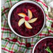 Cranberry Sauce with Apples 