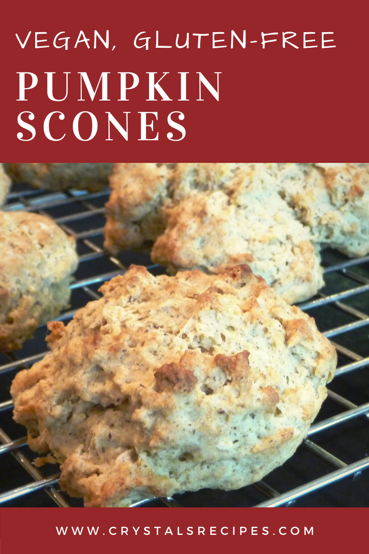 Fastest, Easiest, Yummiest Plant-Based, No-Oil Sugar-Free Pumpkin Scones