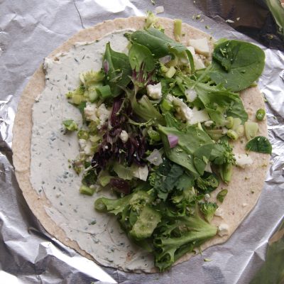 Grab-and-Go Salad Wraps