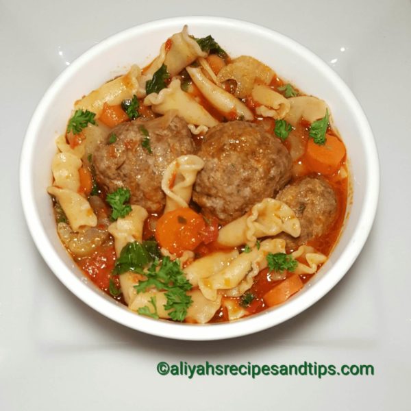 Meatball soup Recipe