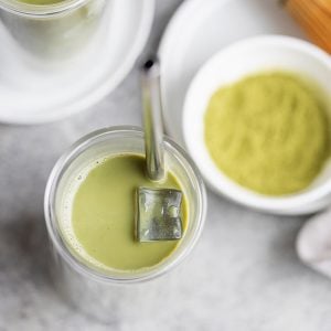 Iced Vanilla Matcha Latte