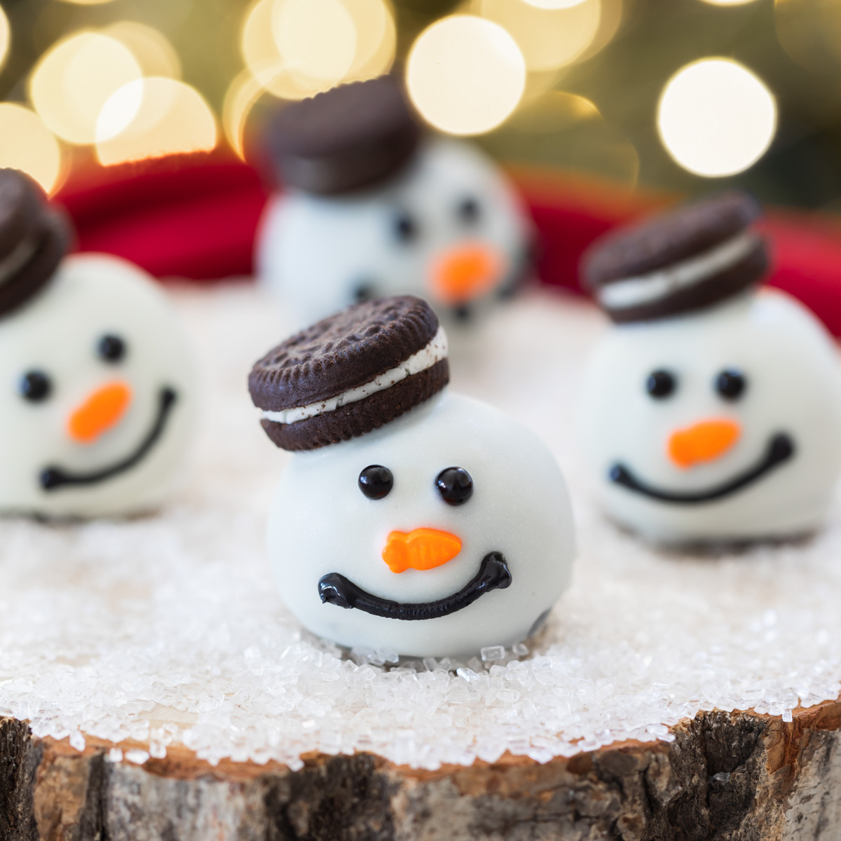 Snowman Oreo Balls