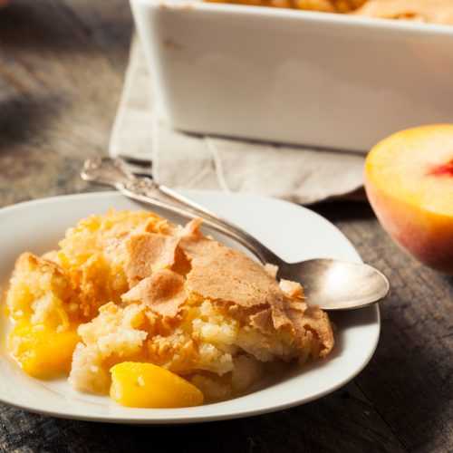 Healthy Peach Crisp