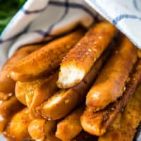 Quick and Easy Hot Dog Bun Breadsticks