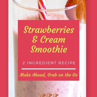 Strawberries and Cream Smoothie