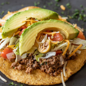 Easy Beef Tostadas, Tacos and Lettuce Cups