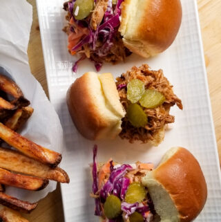 Crockpot Pulled Pork Sliders