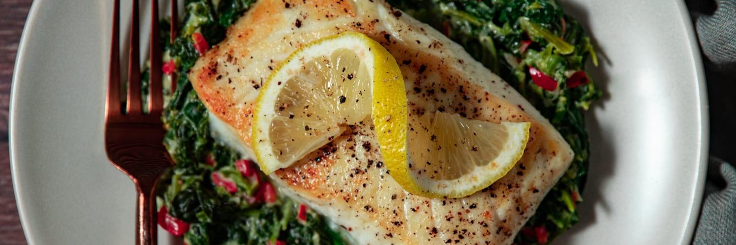 Halibut Florentine