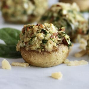 Stuffed Mushrooms with Bacon and Cheese