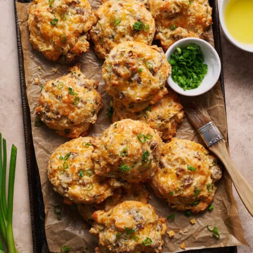 Cheesy Sausage Biscuits