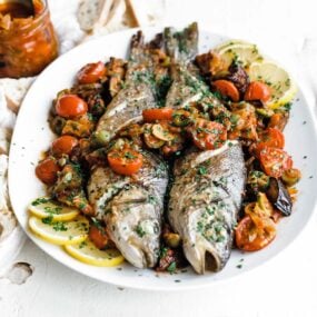 Easy Roasted Branzino Recipe