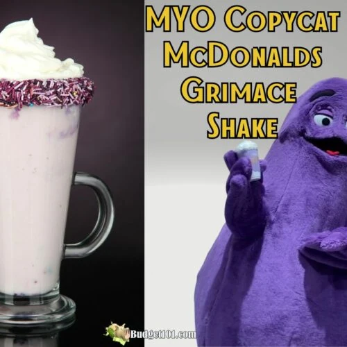 Copycat McDonald's Grimace Shake