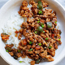Ground Chicken Stir Fry