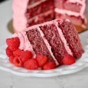 Fresh Raspberry Layer Cake
