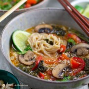 Thai Red Curry Ramen 2 Ways