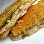 Parmesan-Crusted Sourdough Turkey Sandwich
