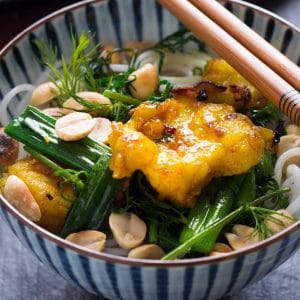 Vietnamese Turmeric Fish with Noodles (Cha Ca La Vong)