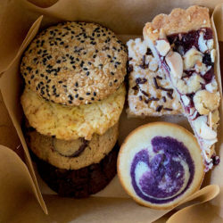 Ube Butter Mochi Muffins