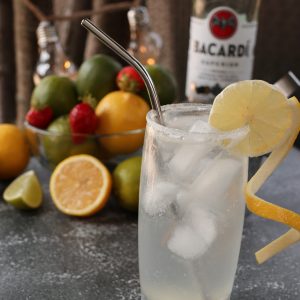 Rum Rickey Cocktail