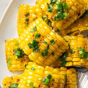 Vietnamese Grilled Corn with Scallion Oil (Bap Nuong Mo Hanh)