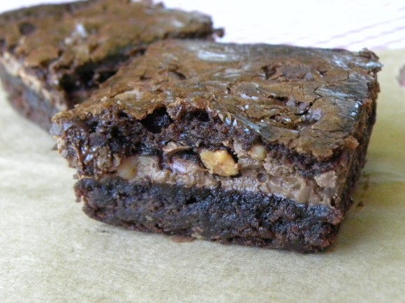 Toffee Almond Brownies