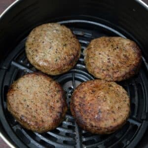Air Fryer Hamburgers