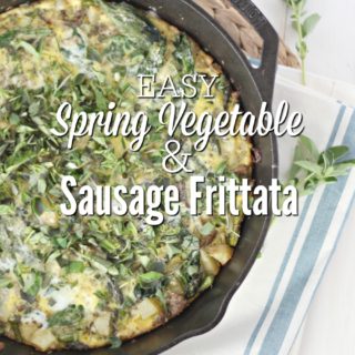 Spring Vegetable and Sausage Frittata
