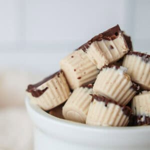 Easy Frozen Yogurt bItes (Dairy-free option)