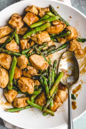 Spicy Basil Chicken Stir Fry