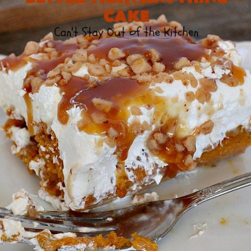 Pumpkin Better Than Anything Cake