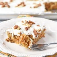 Best Ever Carrot Cake Sheet Cake