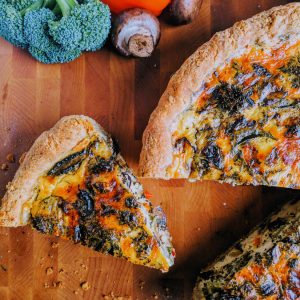 Roasted Vegetable Quiche