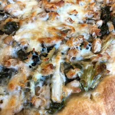 Escarole and Bean Pizza