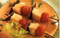 Fish And Bacon Kebabs