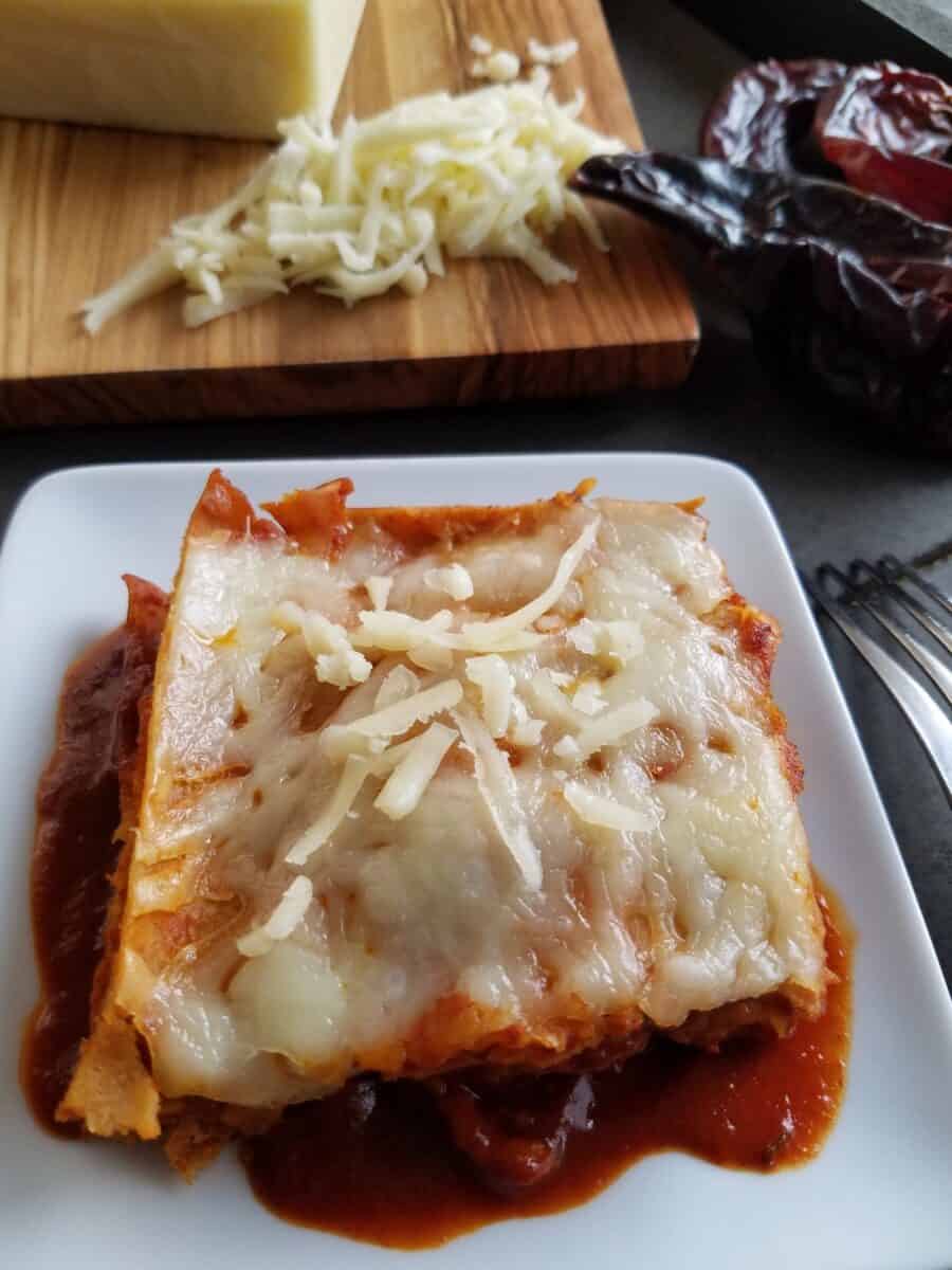 Red Chile Turkey Enchiladas