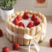 Strawberry Charlotte Cake