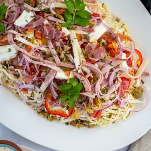 Keto Italian Hoagie Slaw
