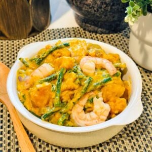 Ginataang Sitaw at Kalabasa with Curry