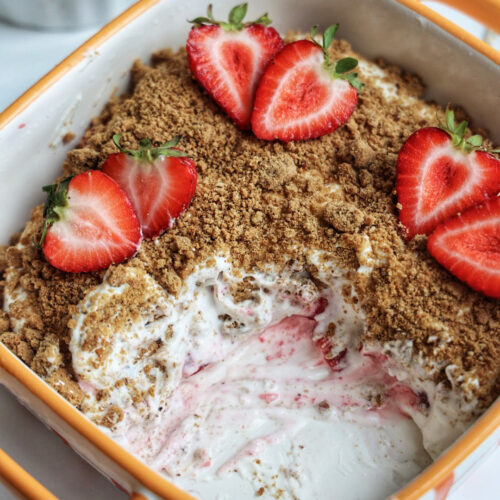 Strawberry Icebox Cake (Vegan & Paleo)