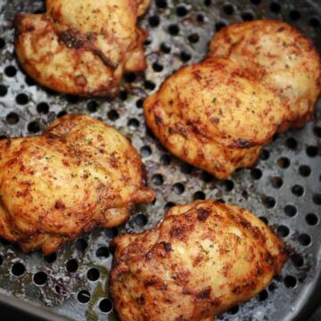 Air fryer Boneless Chicken Thighs Recipe