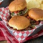 Bruschetta Turkey Burger Sliders with Avocado Spread