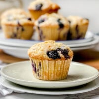 Banana Blueberry Muffins