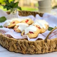 Fresh Strawberry Scones
