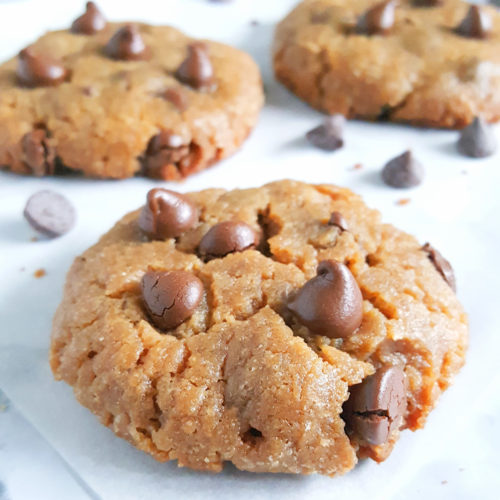 Gluten Free Peanut Butter Chocolate Chip Cookies