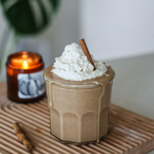 Eggnog Shake (Vegan, High protein)