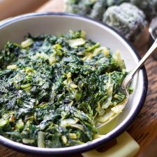 Healthy Creamed Spinach