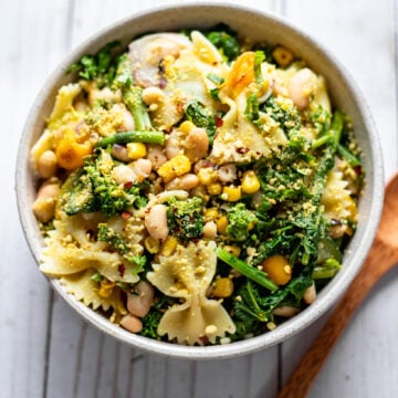 Beans and Broccoli Rabe Pasta